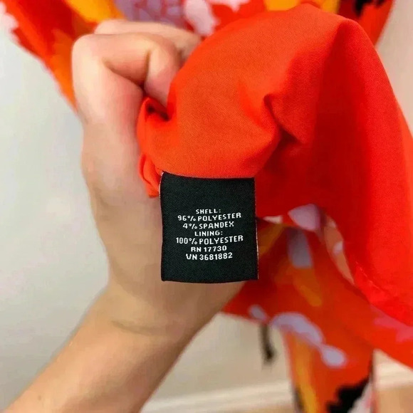 Victoria Beckham x Target 70s print romper XS sleeveless tie waist pocket shorts - Picture 8 of 9